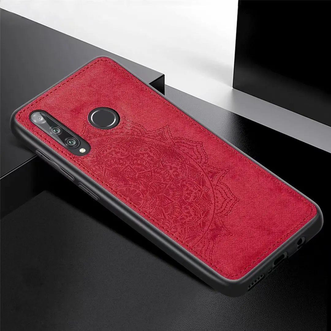 red Для huawei Honor 10i 10 20 20i 8A 8S 7S 7A Pro Nova Lite 3 4E чехол с узором Мандала задняя крышка Держатель Автомобильный Магнит 360 градусов - Цвет: red