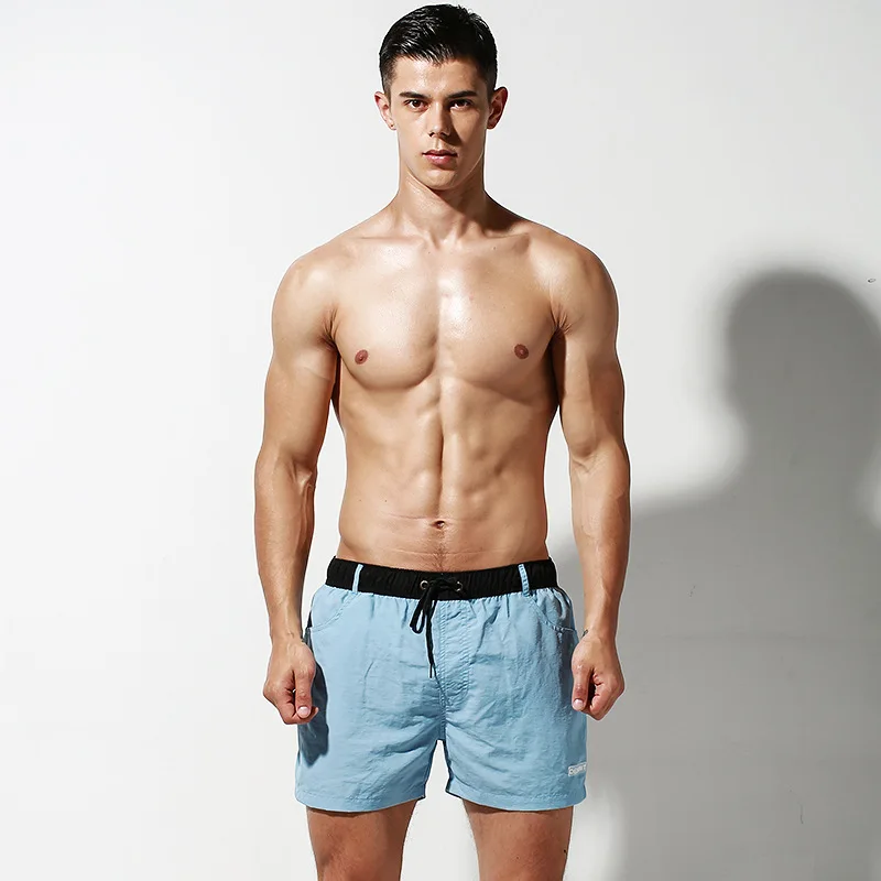 2019 Desmiit Men's solid Swimming Shorts Summer Beach Surfing Men Board Althetic Sport Running Gym Male | Спорт и развлечения