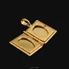 Collier pendentif livre couleur or pour femmes et hommes pendentif Islam pour musulman allah ► Photo 3/6
