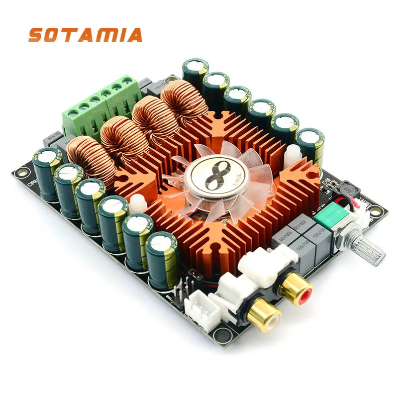 

SOTAMIA TDA7498E Power Amplifier Audio Board 160W*2 Stereo Digital Sound Amplifiers Home Audio Amp Support BTL 200W Home Theater