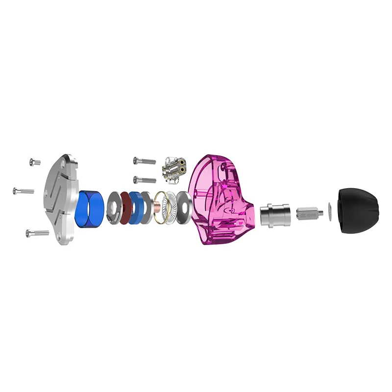 Новинка металлические наушники KZ ZSN гибридные технологии 1BA + 1DD HIFI басовые