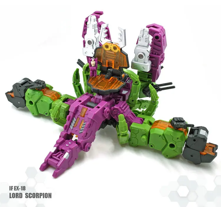 Lensple Железный завод трансформации IF-EX18 IF EX18 Lord Scorpion IDW Scorponok фигурка робота игрушки