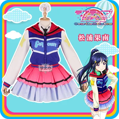 Kanan Matsuura Аниме Love Live Sunshine All Menber Next SPARKLING над радужной формой Косплей Костюм для Хэллоуина новинка - Цвет: Kanan Matsuura