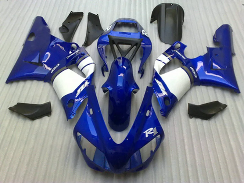Комплект для литья под давлением YAMAHA R1 1998 1999 Обтекатели синий белый YZF 98 99