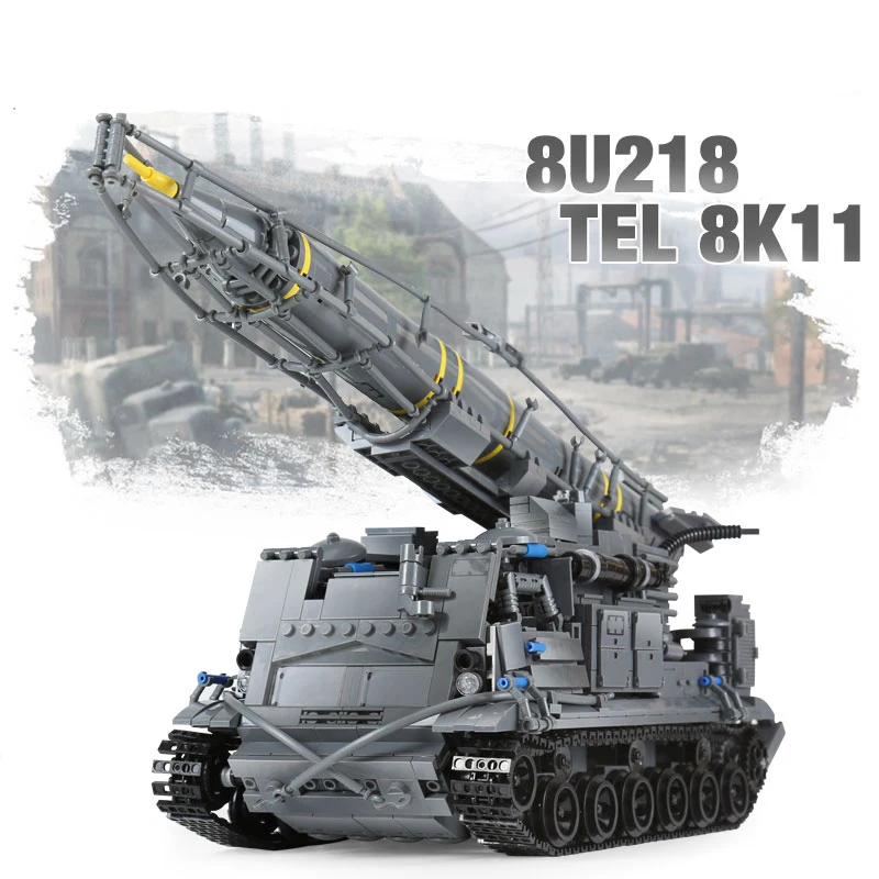 Xingbao 06004/05/01/07 Военная серия T92 Tank SA 3 ракета 8U218 строительные блоки кирпичи игрушки