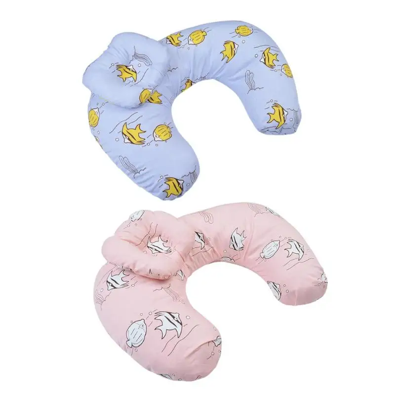 Мультяшные Детские подушки, поясная подушка для младенцев, u-образная опора для головы, подушки для кормления грудью, для защиты новорожденных