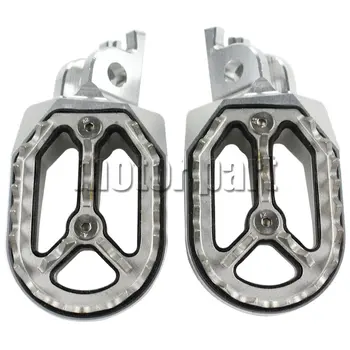 

Motorcycle Footpeg Foot Rests Footrest For Honda CRF 250X 450X 250R 150R CR 125 Kawasaki KX 250F 450F Suzuki RM RMZ 250 Silver