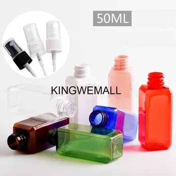 

Wholesale Hot 300 pcs/Lot 50ML Portable Square Perfume Atomizer Hydrating Spray Bottle Makeup Tools