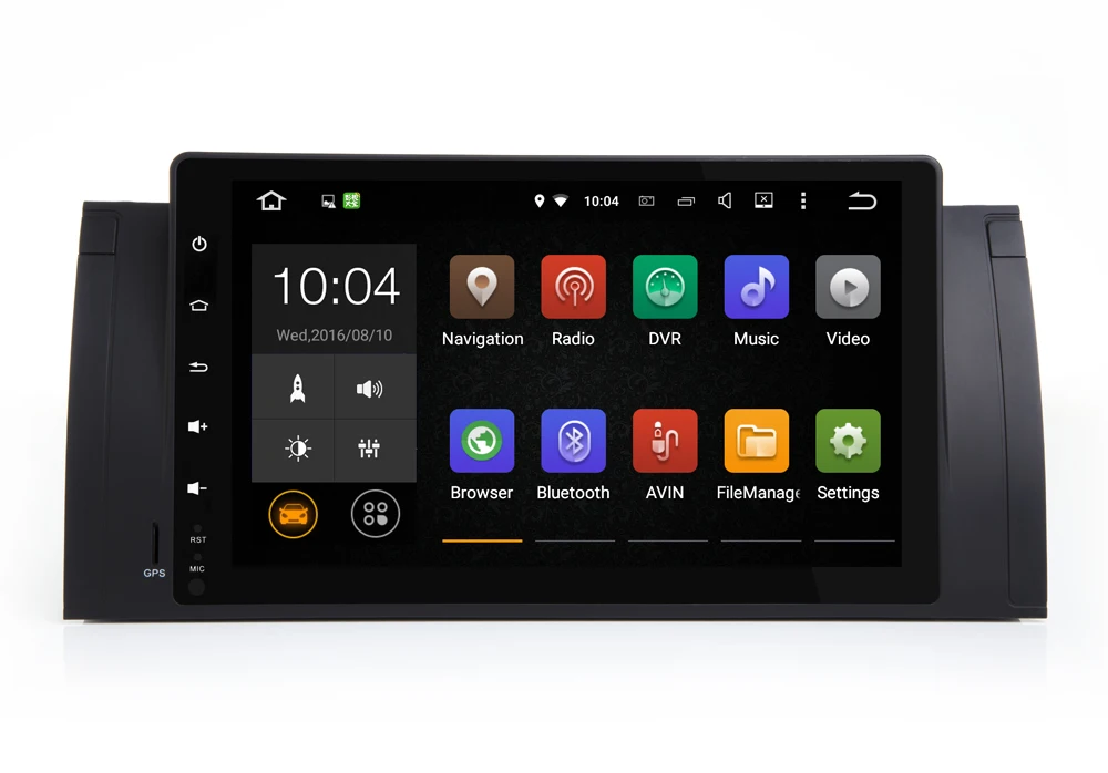 Clearance 9 Inch 1024*600 Car Android 7.1.1 DVD GPS Player Auto Radio Sat Navi For BMW E53 E39 X5 BT Wifi/4G DAB+16G Map+2G RAM DVR RK3188 2