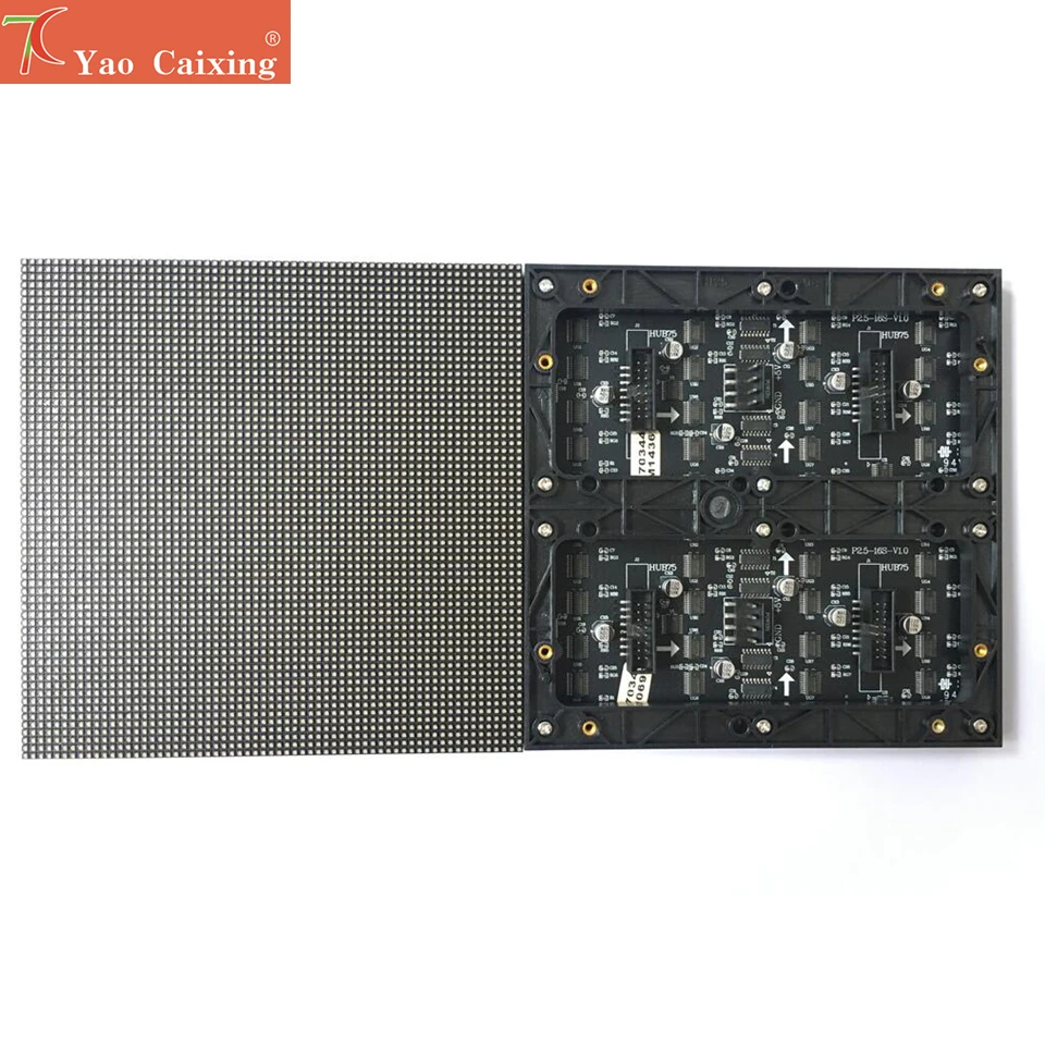 Матрица точечная светодиодная SMD2121 64x64 P2.5 RGB для рекламы панель экрана hub75