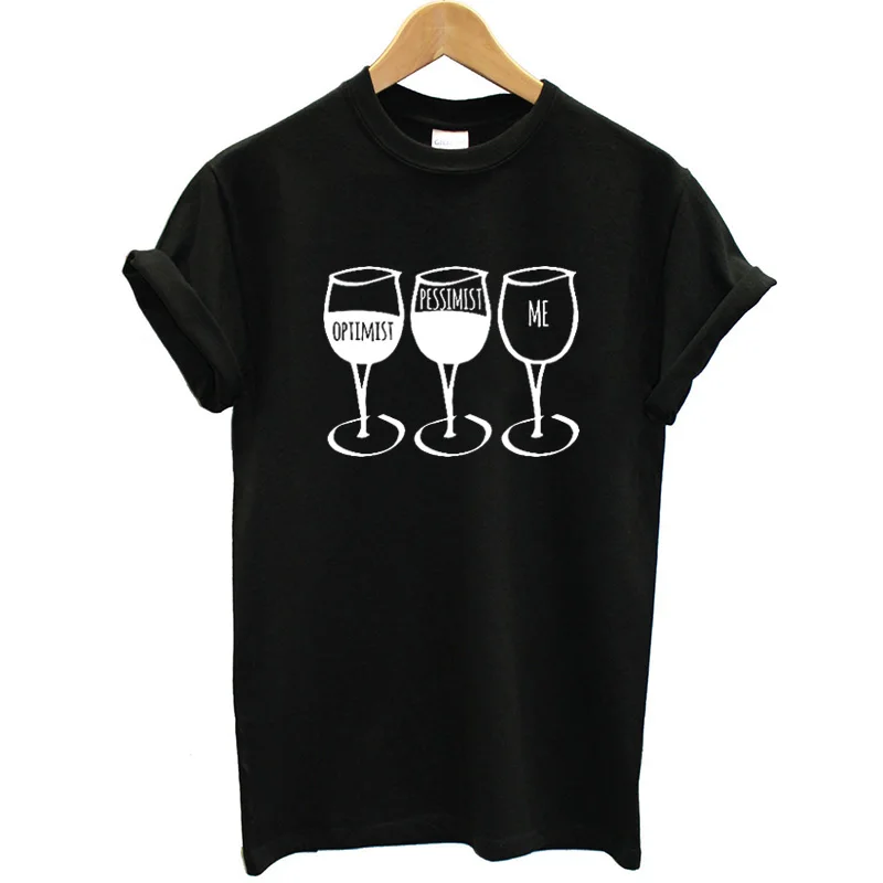 

100% Cotton T Shirt Women Short Sleeve Funny Graphic Goblet Printed Summer Tops 2019 Streetwear Women Tshirt Wine Tee Shirt