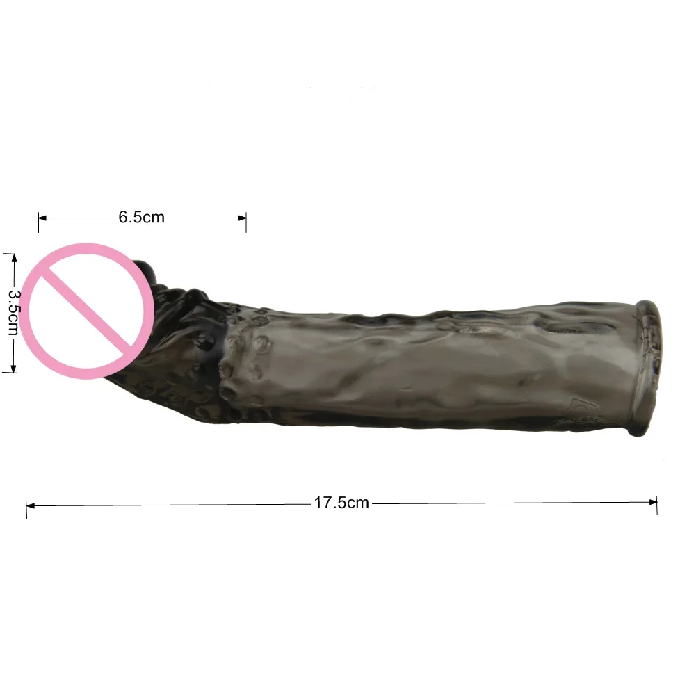 penis sleeve extender Bolder delay ejaculation reusable cock ring dick cover sleeves condom sex toys for man realistic glans 10