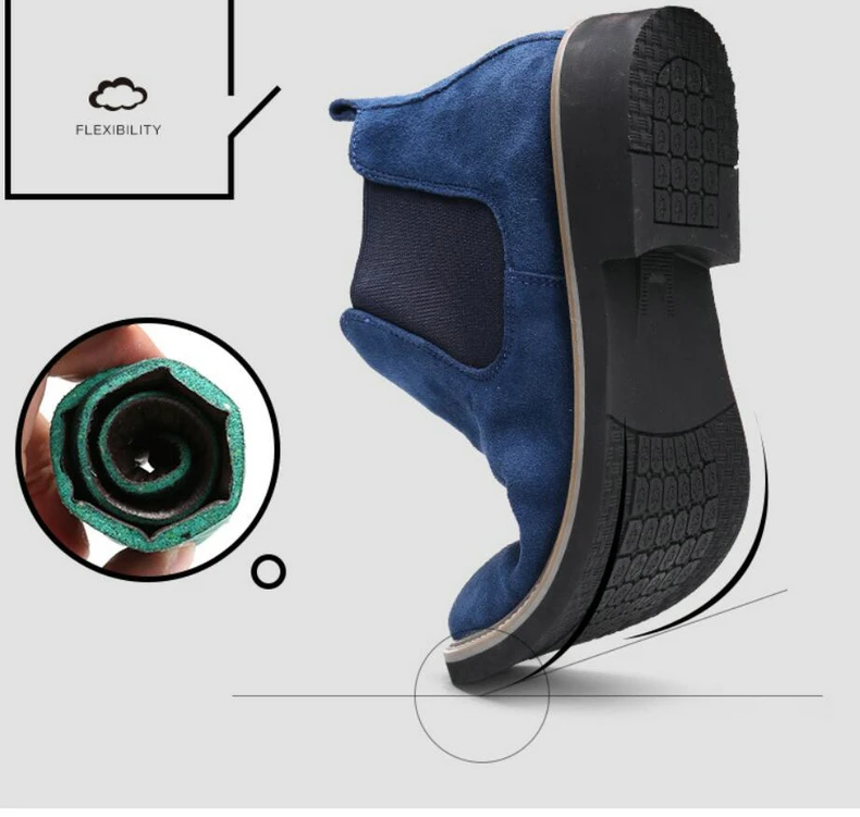 Men's Ankle Boot Suede Casual Chelsea Boots Men Suede Leather Men Winter Boots Men Slip-On Military Boot Men Desert Winter Shoes (8)
