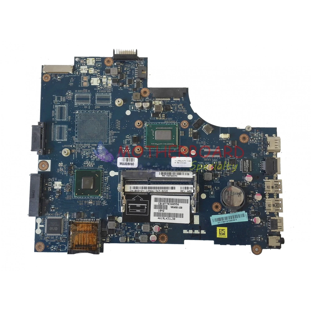 Vieruodis для DELL INSPIRON 15 3521 5521 Материнская плата ноутбука W/I3-3217U Процессор HDY2Y 0HDY2Y CN-0HDY2Y VAW00 LA-9104P HM76 DDR3