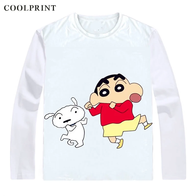 Shinnosuke Nohara Футболки с длинным рукавом Манга Аниме Shin chan Shinchan и Shin-chan Crayon Косплей рубашка - Цвет: Style 7