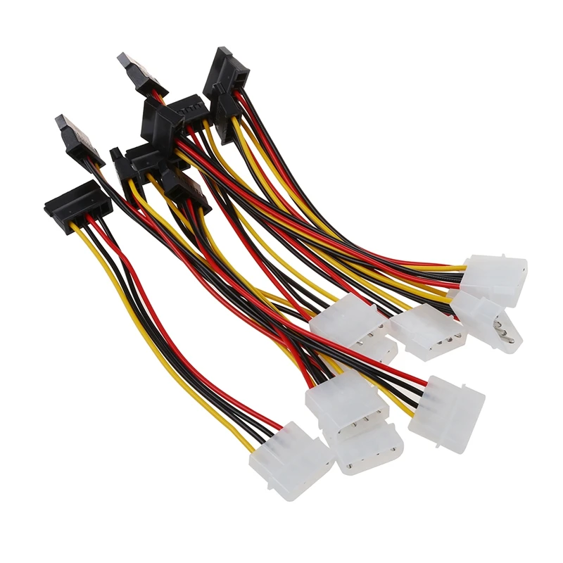 

semoic 10Pcs IDE to SATA Hard Disk Drive Power Adapter Cable