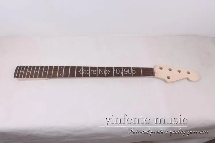 

Electric bass guitar neck 5 string Maple wood Rosewood 22 fret 34 inch Unfinished High quality guitar part accessory
