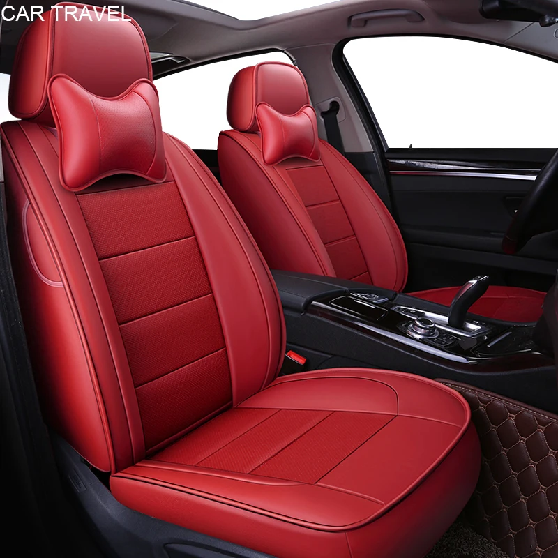 

custom Genuine leather car seat covers for Cadillac Escalade ATS SRX XT5 CT6 SLS CTS XTS ATSL auto accessories CAR seats styling
