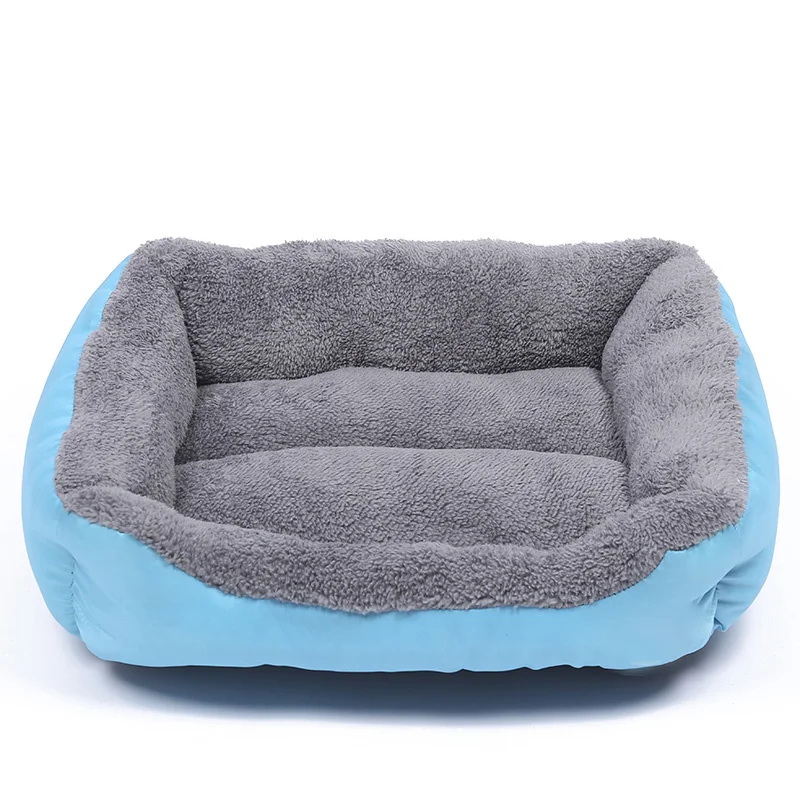 

Pet Dog Bed Mat for Small Large Dogs Beds Puppy Sofa Cat Kennels House Beds Solid Grey Warm Cotton Pet Bed 4-Size