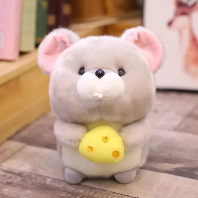 mouse Nooer 18 см Милая панда Хомяк Мышь кошка плюшевые детские игрушки Мягкий Kawaii плюшевая кукла животного подарок на день рождения - Цвет: mouse