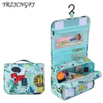 

New Waterproof Flamingo Travel Organizer Women Make Up Bag High Quality Portable Lady Pouch Wash Cosmetics Storage Toiletry Bags
