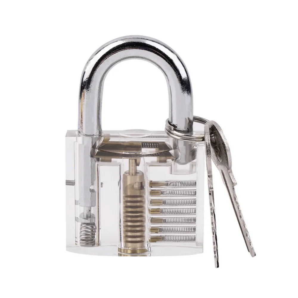 

Transparent High quality Beautiful Design Modern style Visible Cutaway Practice Padlock Lock Training Skill For Locksmit