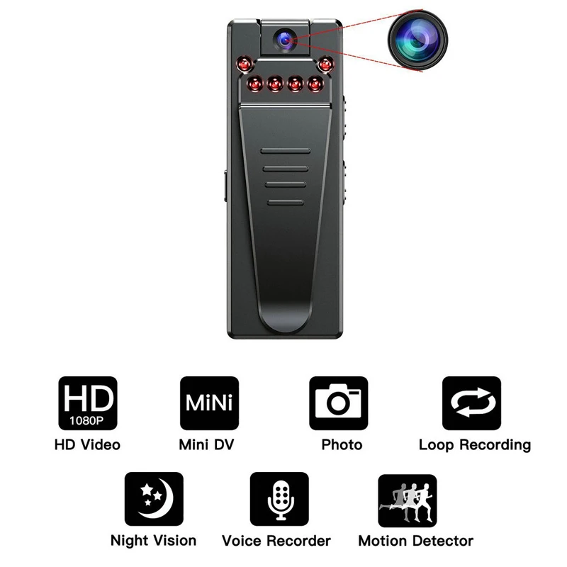 Лучшая мини камера видео рекордер HD 1080P цифровые видеокамеры DVR ночное видение
