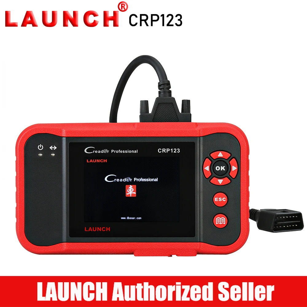 

LAUNCH Creader CRP123 Professional Code Reader Scanner OBD2/EOBD&CAN Car Diagnostic Scan Tool for Engine/AT/ABS/SRS Testing