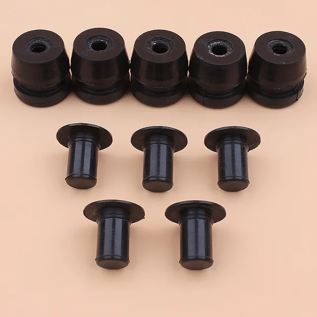 4 Set Tampon Plugs fit for 25cc 2500 Chinois Tronçonneuse pièces en caoutchouc