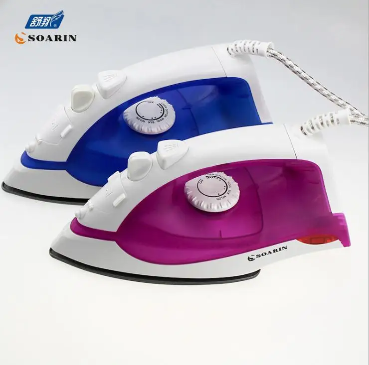 

1200W 6 gears Portable Electric Steam Iron For Clothes Multifunction Adjustable Teflon Non Stick Baseplate iron for ironing