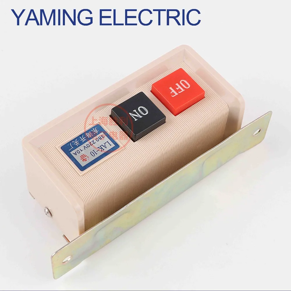 

P183 ON-OFF 2 position Push button switch LAK-10 Start Stop Flush Mounted for Sewing machine switch 10A 380V 220V