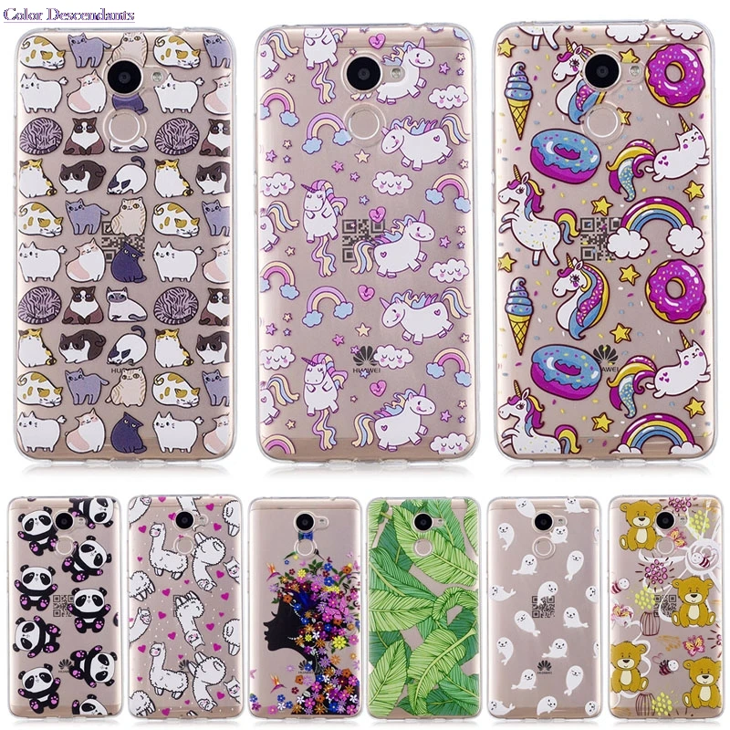 

Case for Huawei Y7 2017 Enjoy 7 Plus TRT-LX1 Printing Transparent Silicone Phone Case for Huawei Nova Lite Plus(2017) Y7 Prime