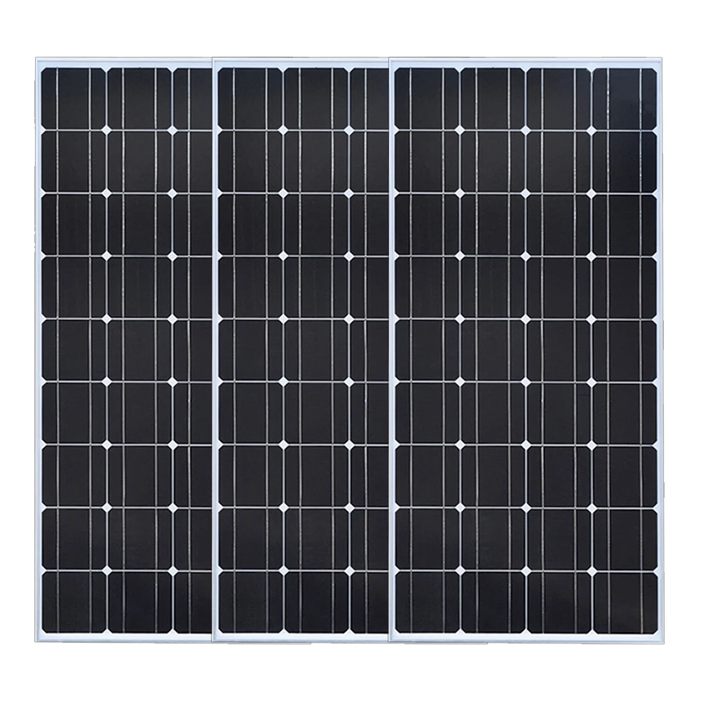 3*100 w 300 W стекла солнечные панели дома кремния солнечной системы модуль комплект