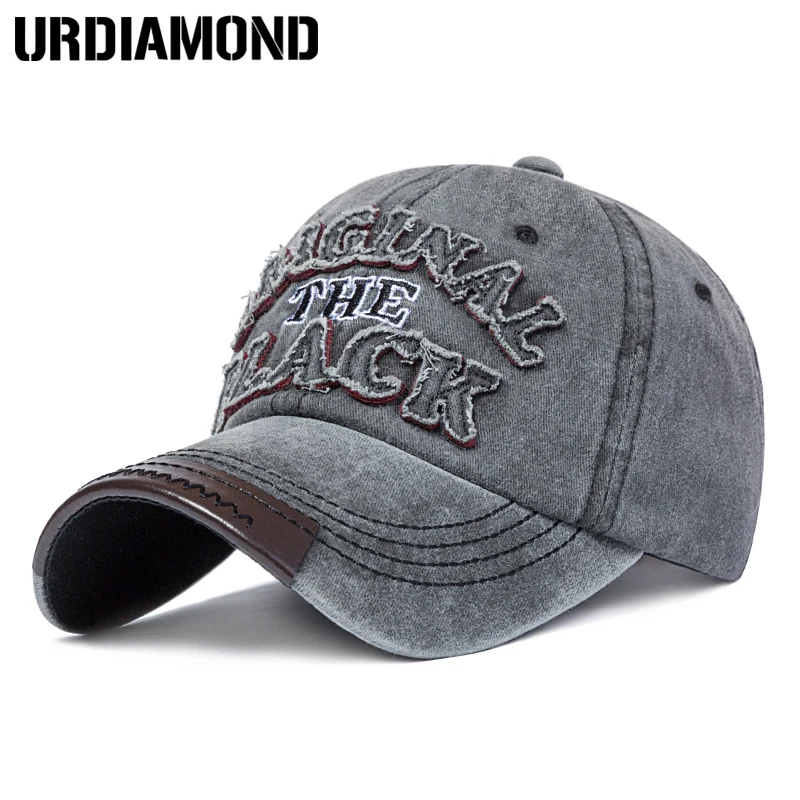 URDIAMOND популярная бейсболка в стиле ретро Snapback помытая летняя кепка хип хоп кепки