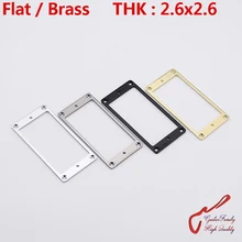 1 шт. латунь хамбакер Пикап Монтажное кольцо/материал кольцо(плоское дно) Сделано в Корее