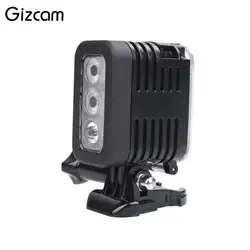 Gizcam 3 led studio видеокамера Заполните свет лампы Дайвинг Подводные 30 м Водонепроницаемый Камера Освещение