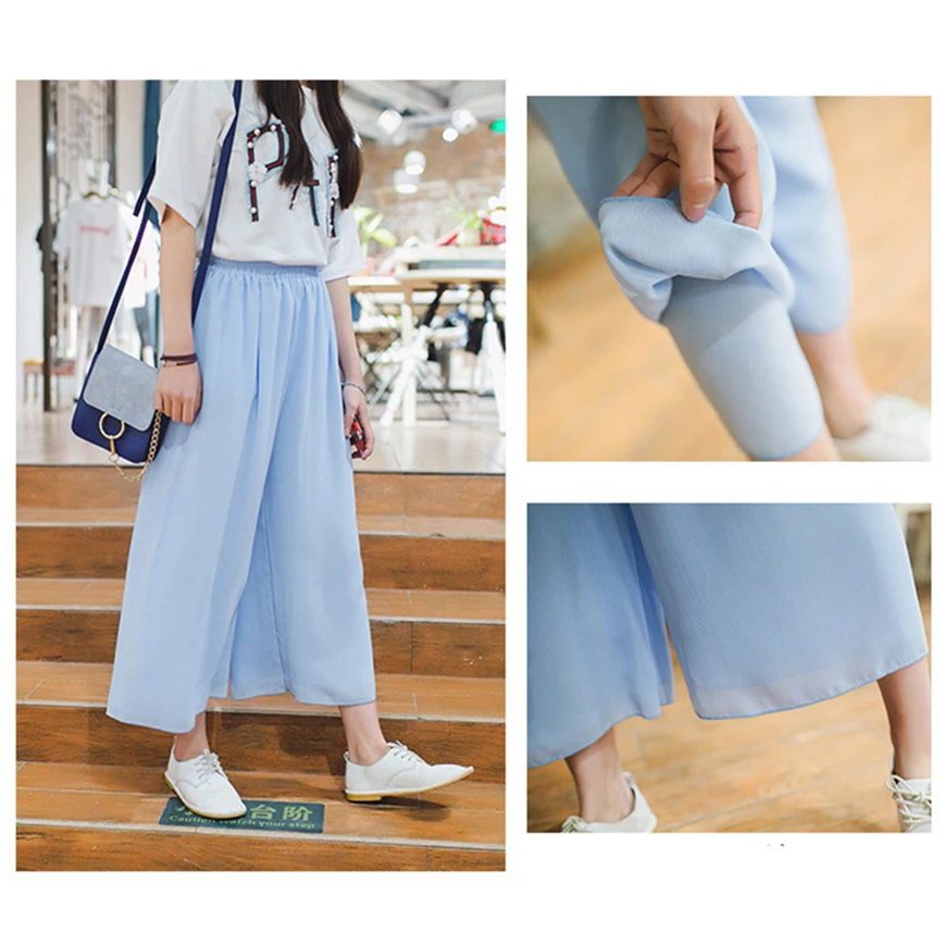 ZYFPGS 2019 Summer Women's Straight Casual Pants Loose Nine Pants Large Size Cloth Pants Basic Sales Lattice Solid Z0710 ZYFPGS 2019 Summer Women's Straight Casual Pants Loose Nine Pants Large Size Cloth Pants Basic Sales Lattice Solid Z0710