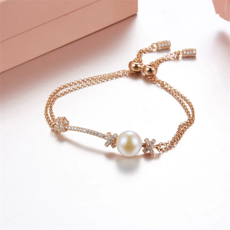 

[MeiBaPJ]Top quality natural freshwater semiround pearl bracelet for women 925 sterling silver fashion jewelry charm bangle