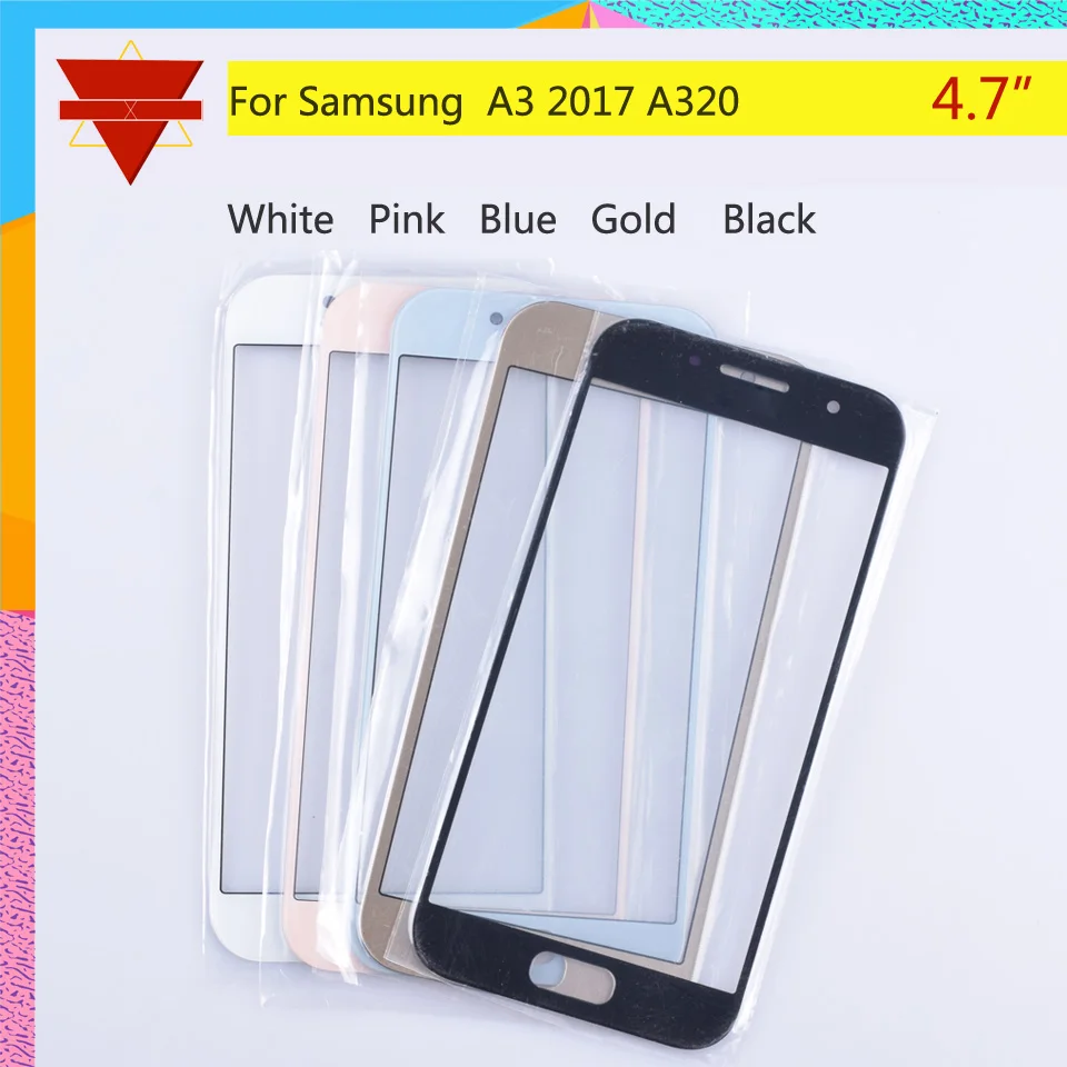 10 шт. в партии для Samsung Galaxy A3 2017 a320 A320F SM-A320F A320Y сенсорный экран передняя панель