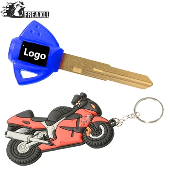 

Motorcycle Accessories Embryo Blank Keys chip Keychain Motor bike Moto Part For Suzuki Hayabusa GSXR1300 GSXR700 650 1000