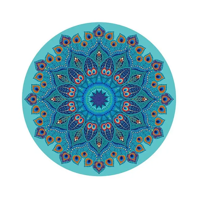 round yoga mat
