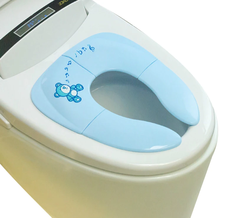 

Baby Travel Folding Potty Toilet Child Foldable Toilet Seat Child Auxiliary Toilet Portable Baby Toilet Male And Female Baby T