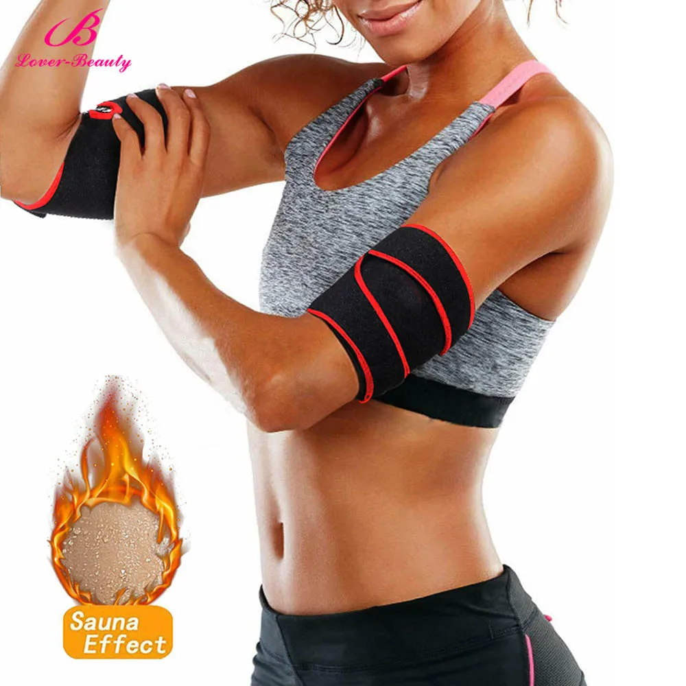 

1 Pair Arm Trimmer Belt Sweat Fat Burn Weight Loss Workout Slimming Band Neoprene Body Arm Shaper Warmers Slimmer for Men Women