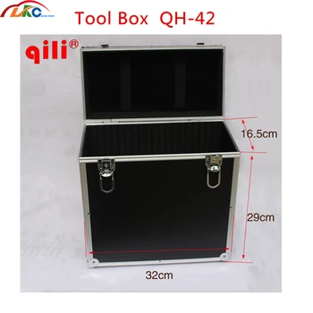 

Qili QH-42 Toolbox Multi-function plastic toolbox tool box with handle Max Black Color Plastic Tool Box Storage Box Container