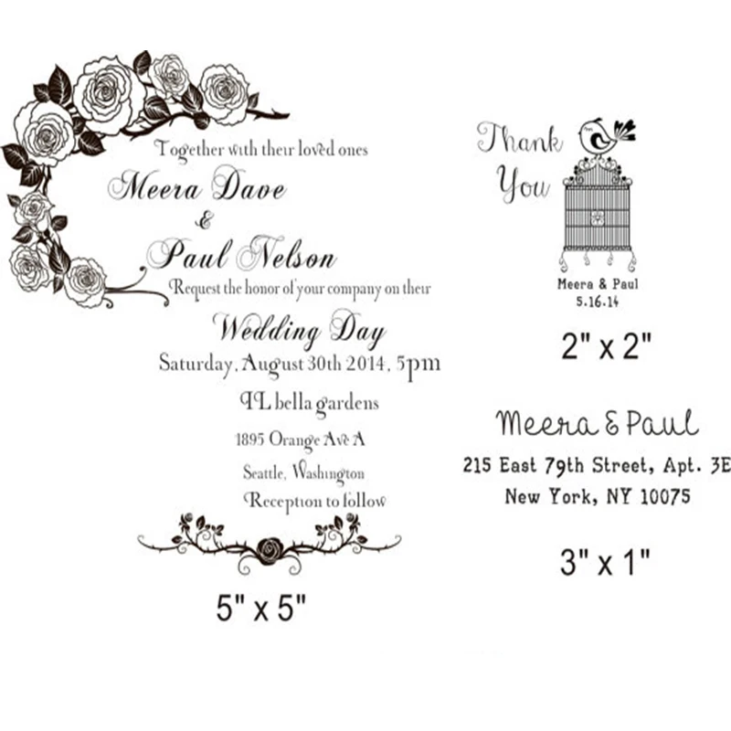 Return Address Stamp Wedding Invitation Calligraphy Address Stamp Wedding Invitations Personalized Womens Gift Return Modern Stamper Brian And Emily