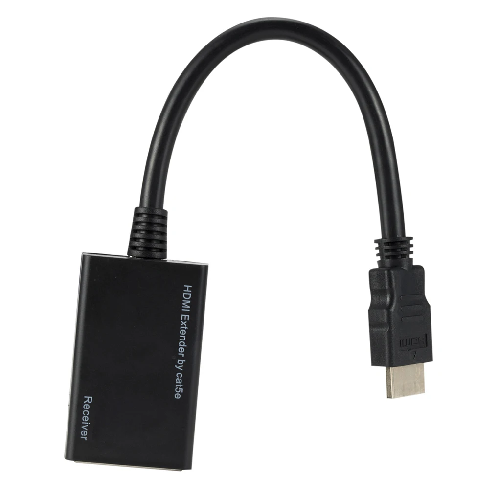 

2PCS/Set HD to Network Cable Adapter Transmitter Receiver Ethernet Extender Repeater 3D up to 30M 1080p Support