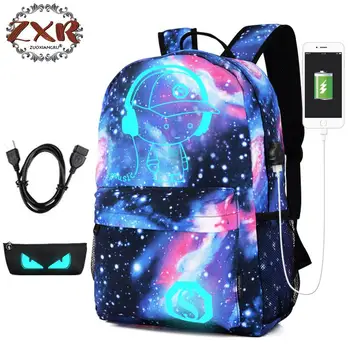Sac À Dos Jeunes Lumineux Oxford tissu