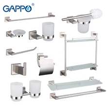 Gappo аксессуары для ванной комнаты полотенце барный комод зажим держатель для бумаги держатель для зубной щетки банное полотенце заднее полотенце кольцо наборы для ванной комнаты G17T11