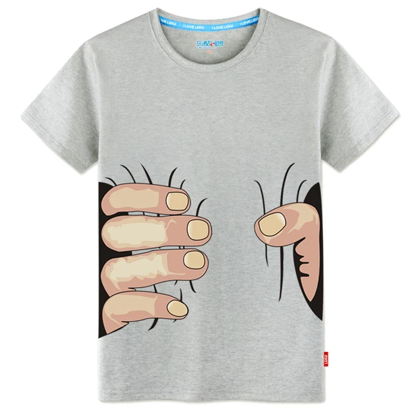 

4XL 5XL Plus Size Thin Hand Kuso t shirt men Gasp fitness Cotton Casual Funny t shirt