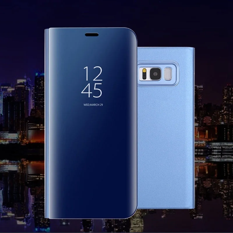 Flip Window Fashion Case Cover for Samsung Galaxy Note 8 5 S9 S8 Plus S7 Edge S6 for iPhone X 8 7 Plus 6S 6 Plus Accessories